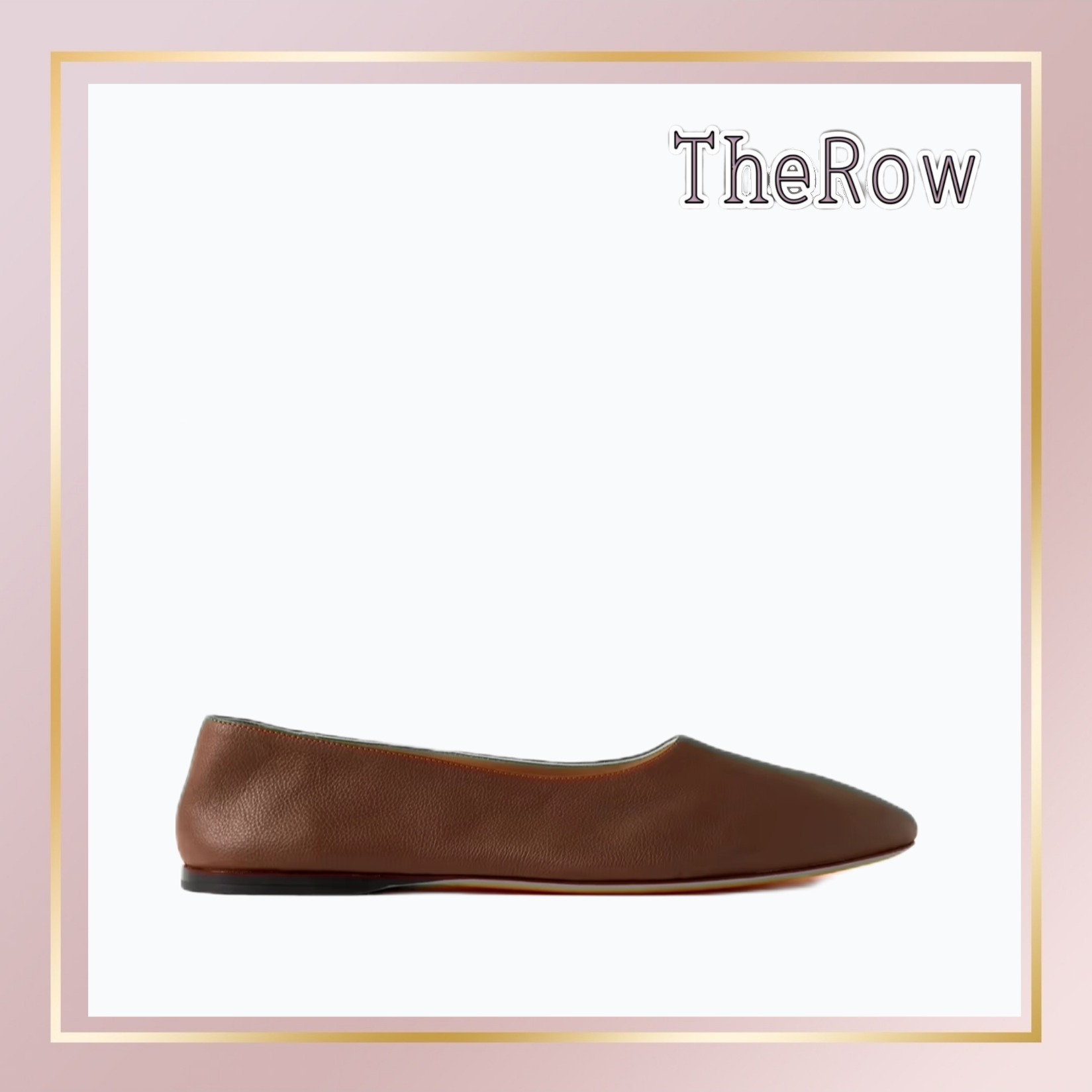 【送料込】THE ROW Awar レザー バレエシューズ