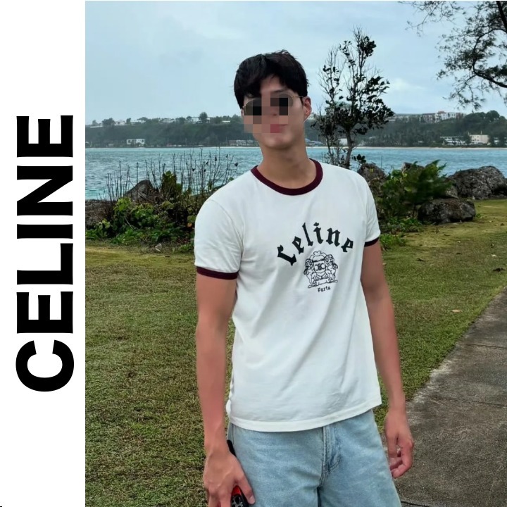 《CELINE》国内発送 セリーヌ BLASON レギュラーTシャツ