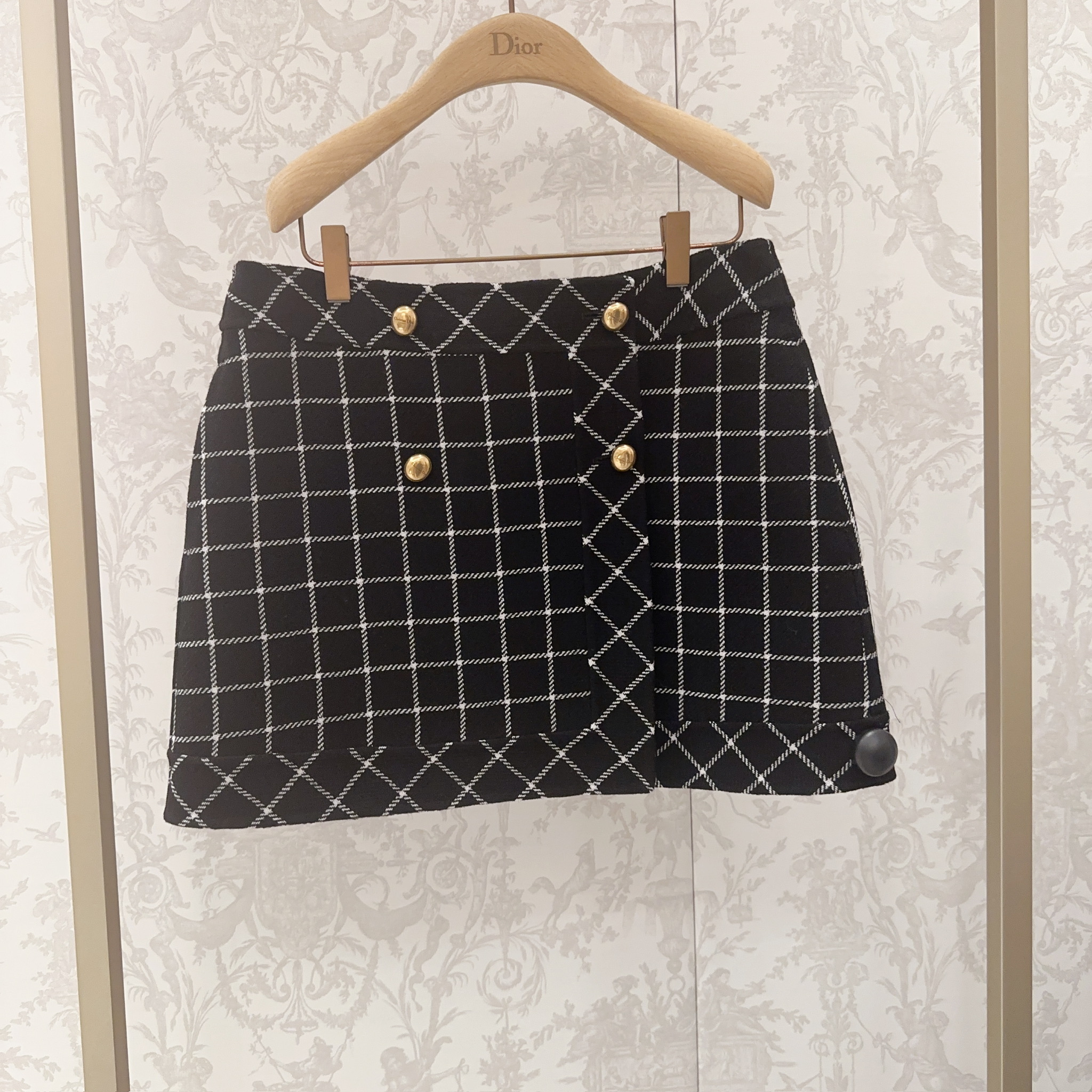 Dior WRAP MINISKIRT 関税込 ディオールの期間限定割引