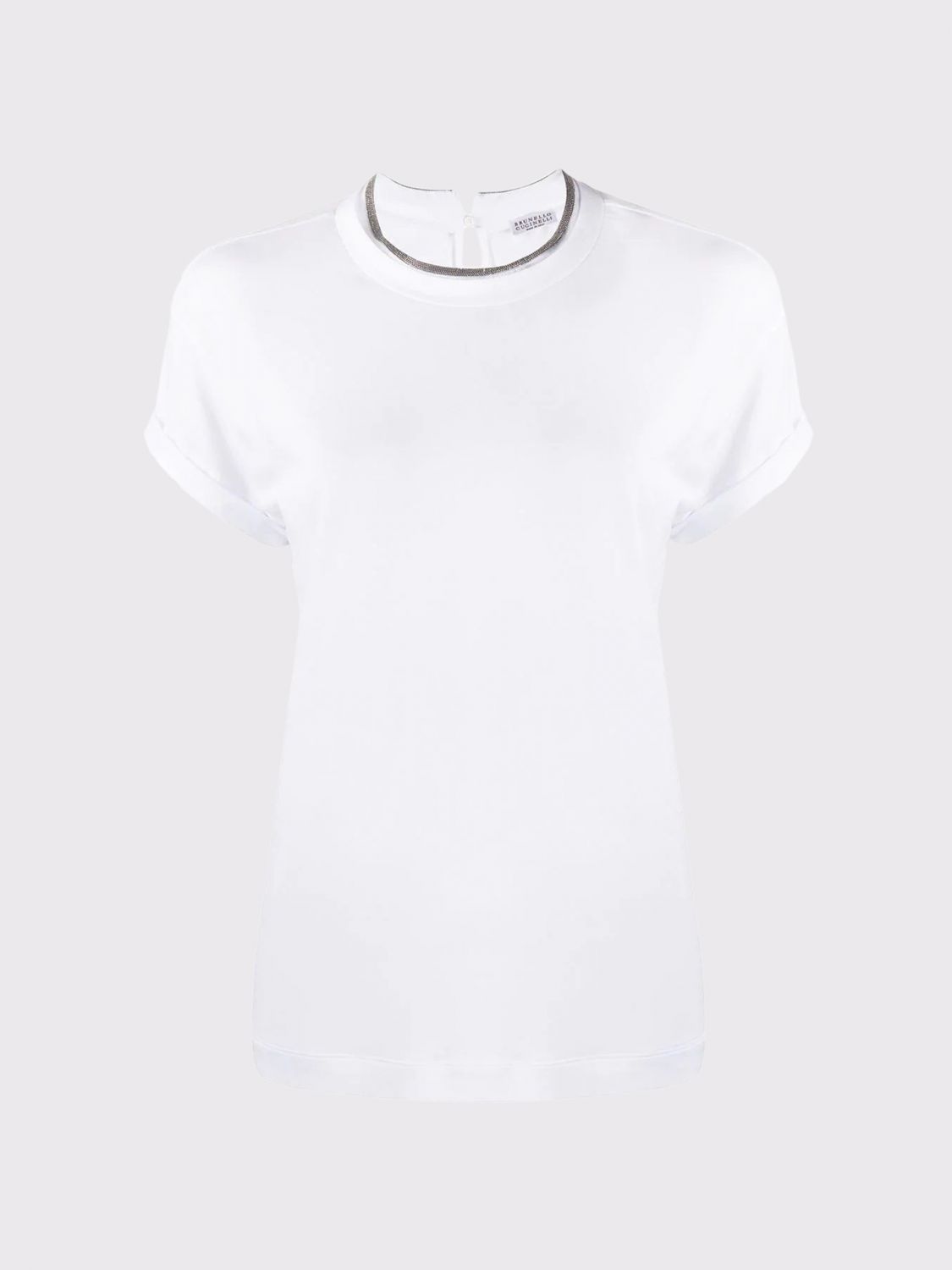 Tシャツ・カットソー BRUNELLO CUCINELLI Woman T-Shirt White M0T18BD200 C159