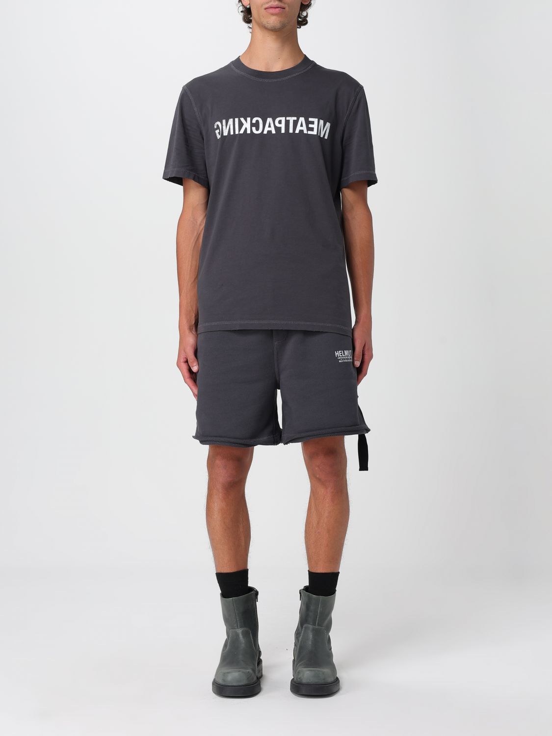 Tシャツ・カットソー HELMUT LANG Men T-shirt Grey O10HM514 V17