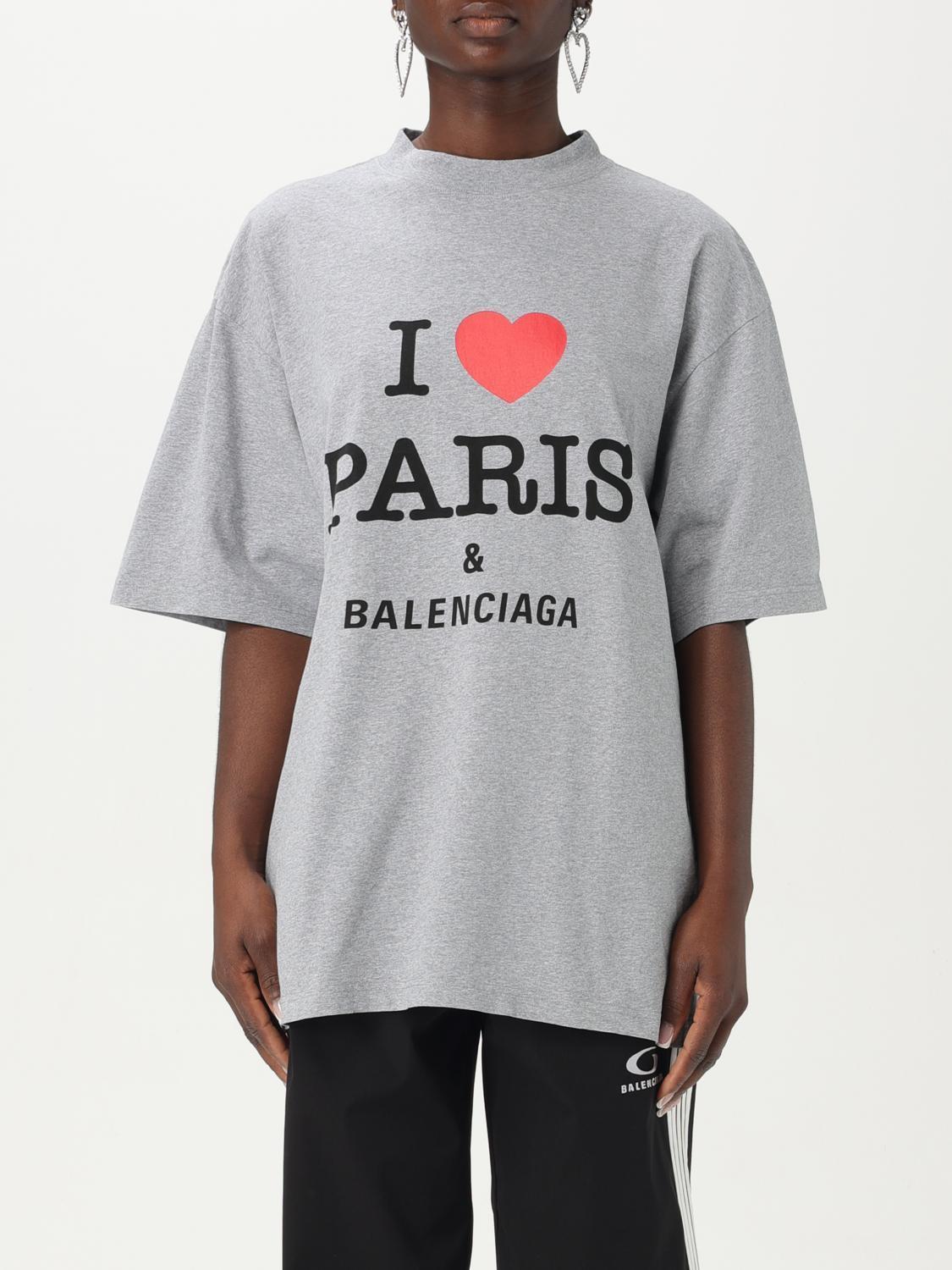 Tシャツ・カットソー BALENCIAGA Woman T-Shirt Black 764235TSVI4 1000