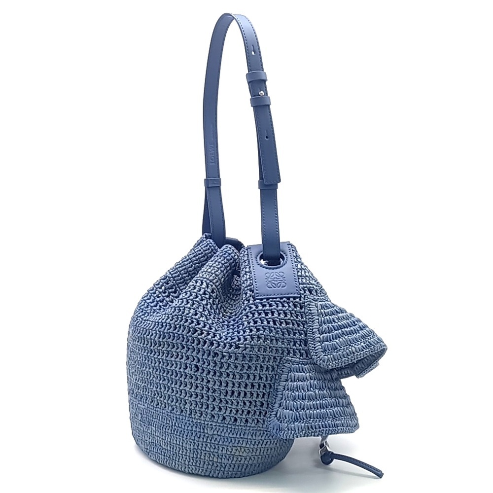 《LOEWE》ラピア ラッフル バルーンバッグ 中古