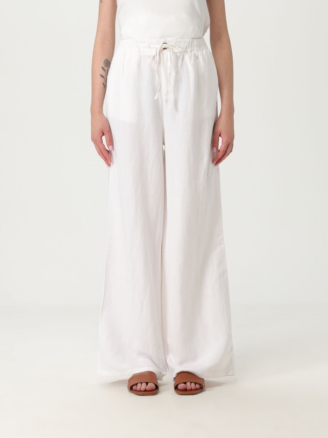 パンツ SUN68 Woman Pants White P35216 01