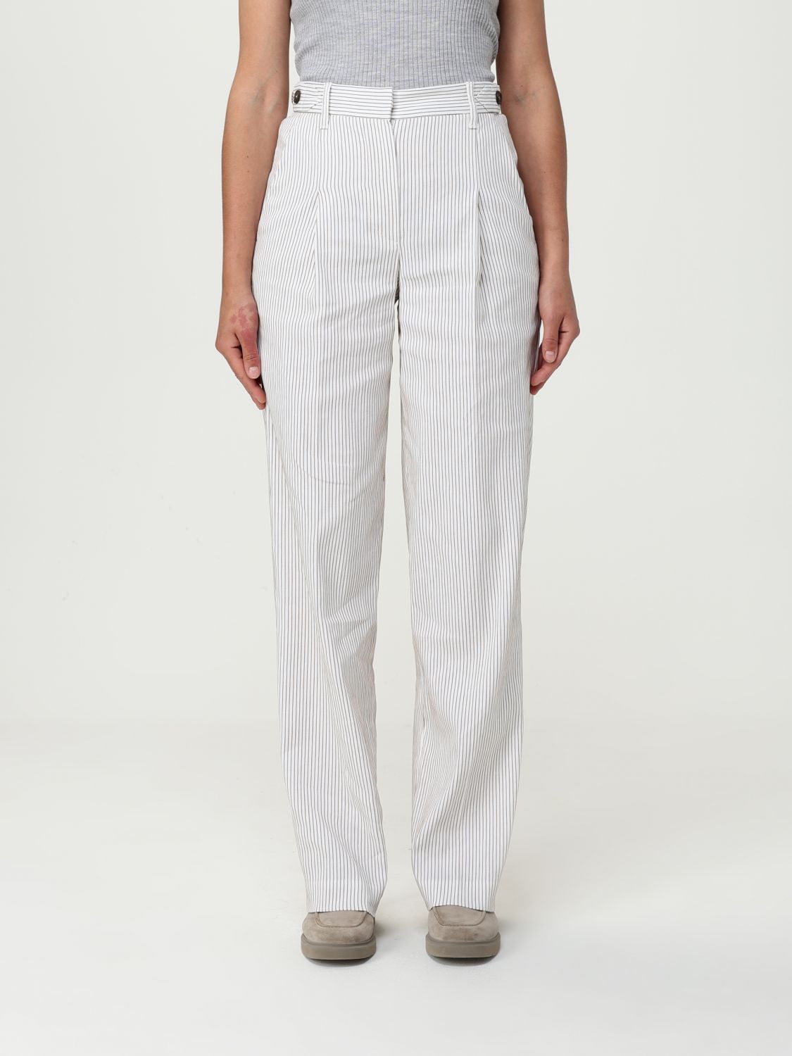 パンツ BRUNELLO CUCINELLI Woman Pants Tobacco MH543P8817 C1080