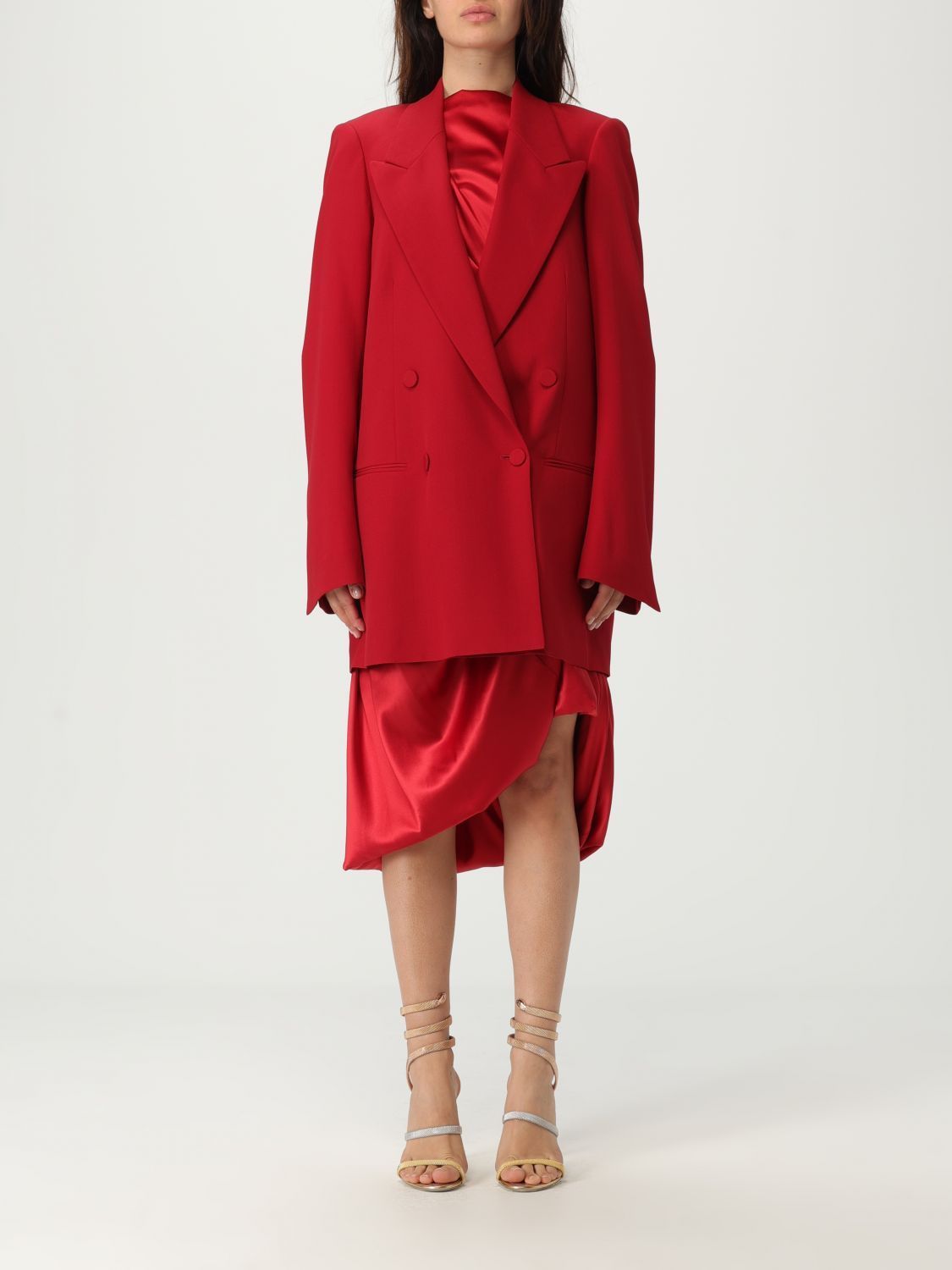 アウターその他 DRIES VAN NOTEN Woman Blazer Red 2510104091063 352