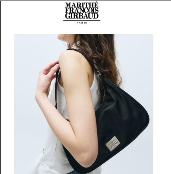 MARITHE★コユンジョン着用★CLASSIC LOGO HOBO BAG