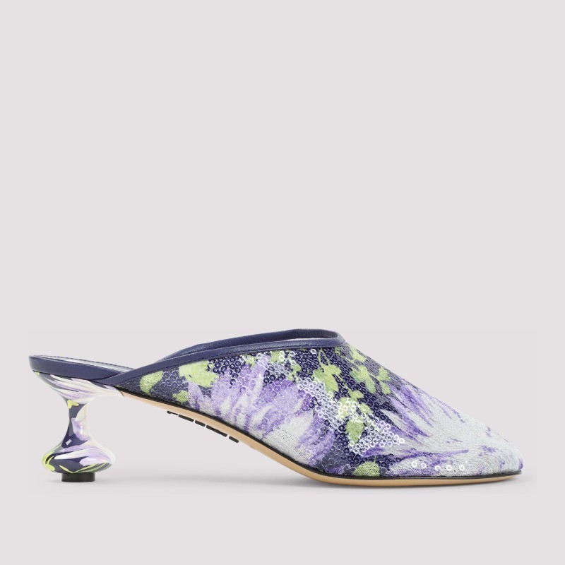 サンダル・ミュール LOEWE FW25 Loewe Toy 45 Sequins Mules (LLST379X10 5657)
