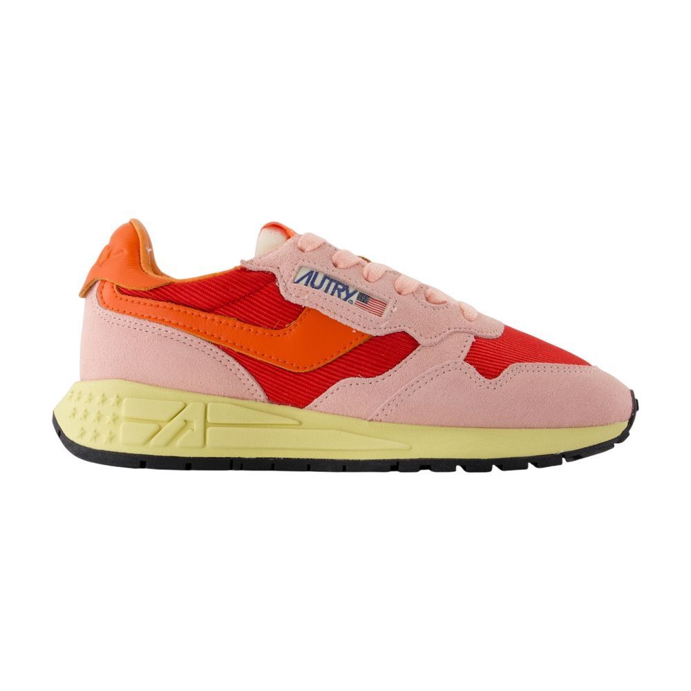 【関税込み】Sneakers Reelwind Low - Autry - Suede - Pink