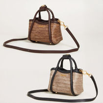 MAX MARA「MARINESTRAWXXS」夏らしいストロー ミニバッグ