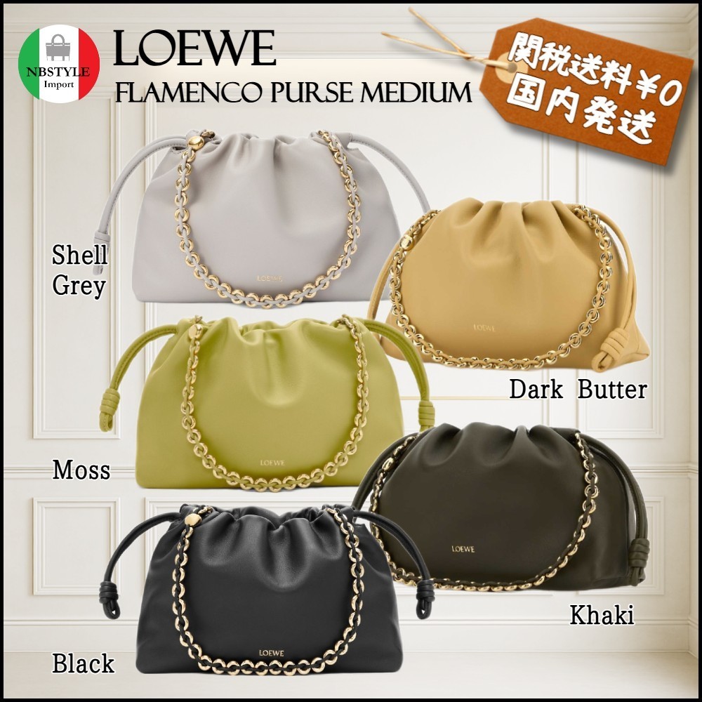 国内発 LOEWE フラメンコ パース バッグ ミディアム 人気