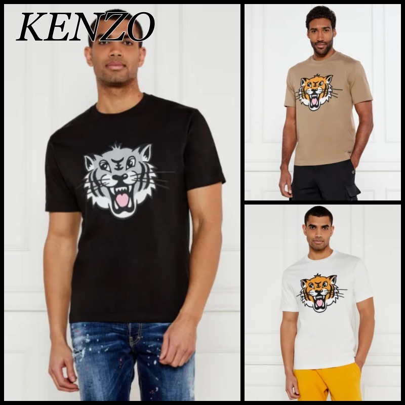 【関税込】◆KENZO ケンゾー◆ハッピータイガー ロゴ Tシャツ