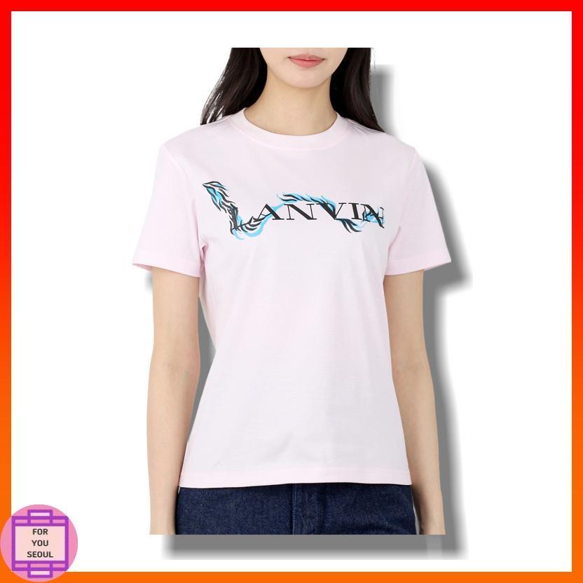 ★LANVIN★ロゴ プリンティング 半袖Tシャツ