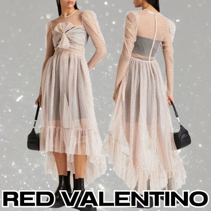 RED VALENTINOレッドヴァレンティノドットふんわりワンピース