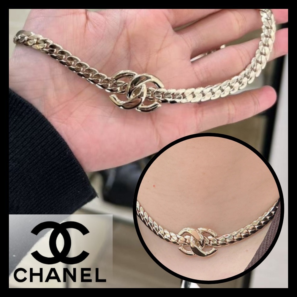 溢れる高級感♡【CHANEL】チェーン CCロゴ ネックレス
