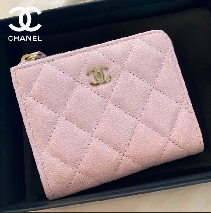 可愛い☆【CHANEL】ジップスモールウォレット