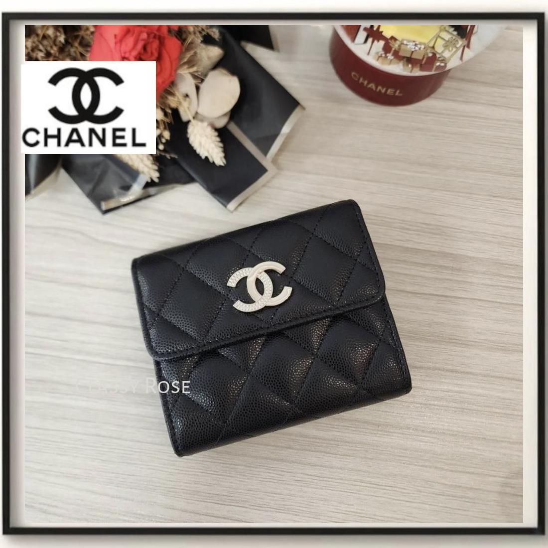 【機能的で上品デザイン★CHANEL】フラップウォレット