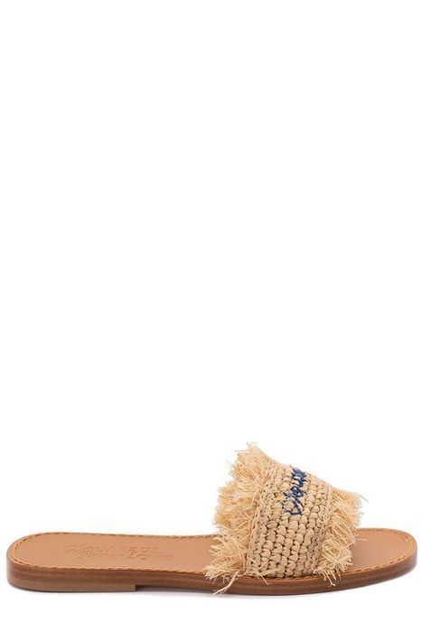 サンダル・ミュール Dsquared2 Frayed Slide Sandals