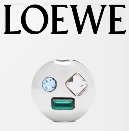 LOEWE スターリングシルバーとクリスタルのアクロバットヘッド Acrobat Head in sterling silver and crystals Gold - LOEWE