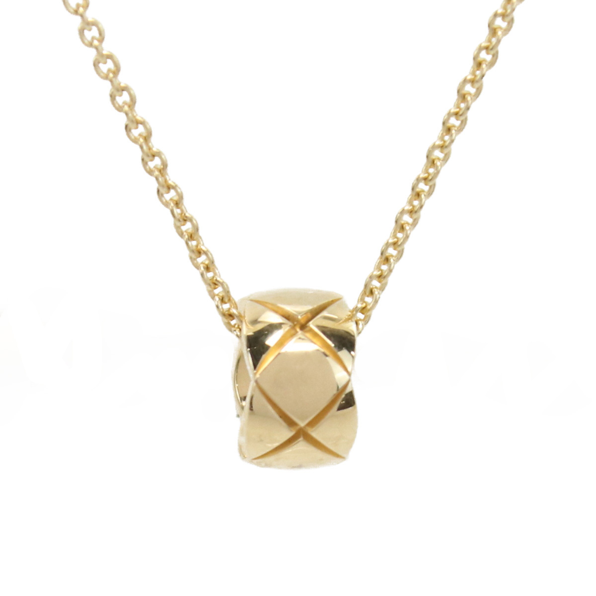 【国内即発】CHANEL K18 ネックレス ココ クラッシュ J12305