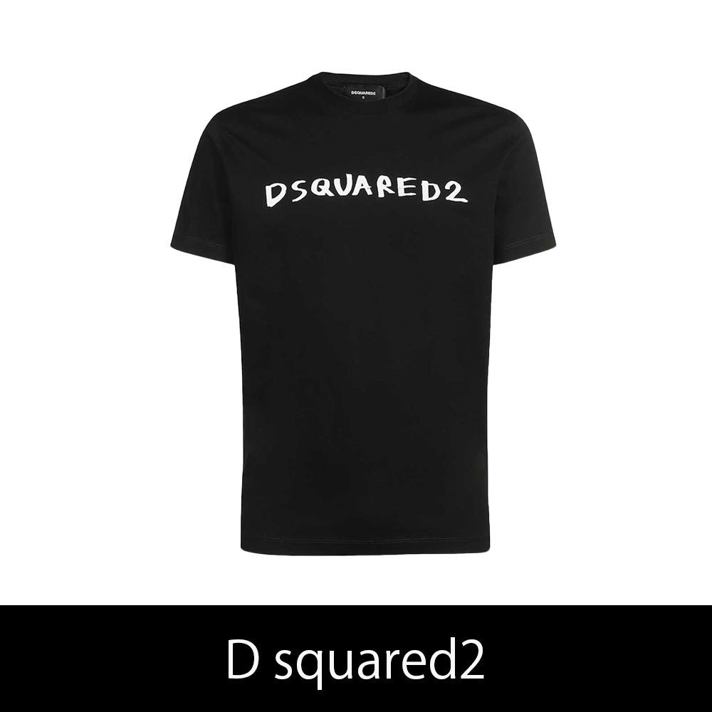 D squared2★スリムロゴプリントTシャツ★送関込