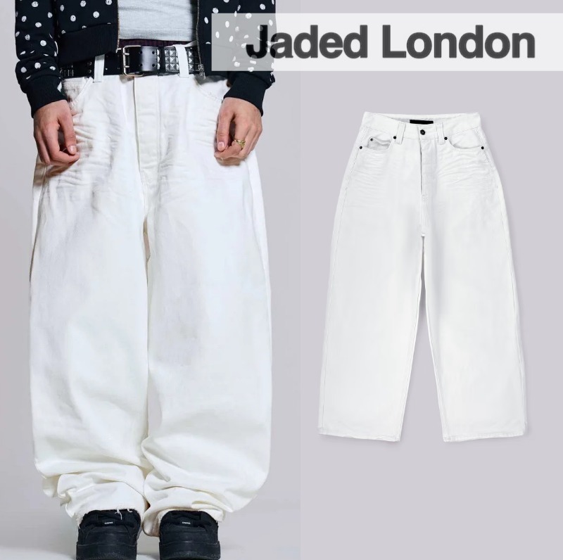JADED LONDON Off White XL Colossus Jeans 送料/関税込