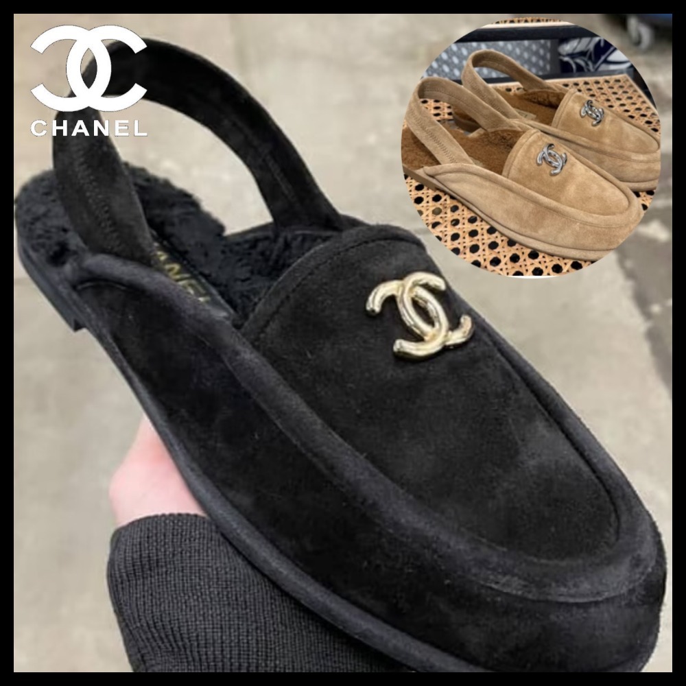 【ふわふわ×おしゃれで気分もUP♪】CHANEL サンダル