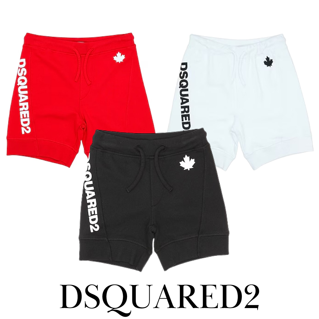人気アイテム♪大人も♪【DSQUARED2】ロゴショートパンツ