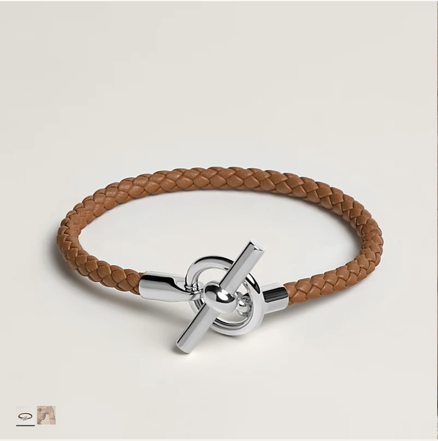 **オシャレ**【HERMES】《グレナンH》ブレスレット Glenan H