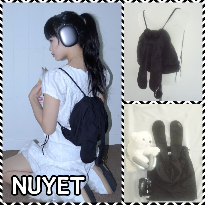 ●NUYET● Rabbit hoodie bag