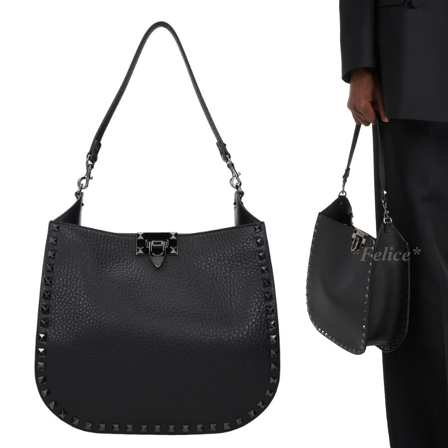 VALENTINO GARAVANI ◆ Rockstud Hobo Bag