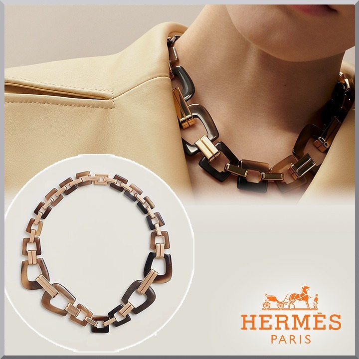 《主役級☆》HERMES エキュイエールネックレス ラージモデル