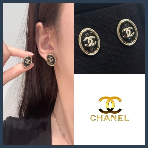 【大人可愛い輝き♡】CHANEL ココマーク ピアス