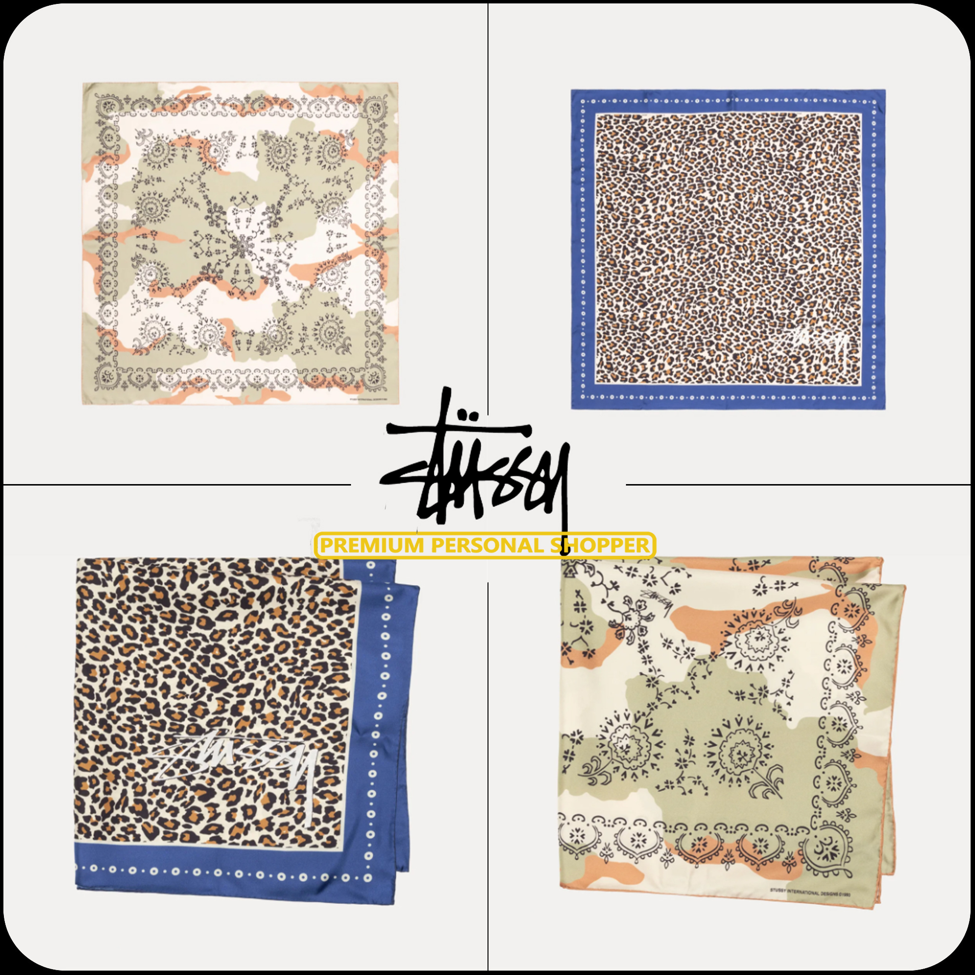 [STUSSY]★25SS★韓国人気★SILK BANDANA