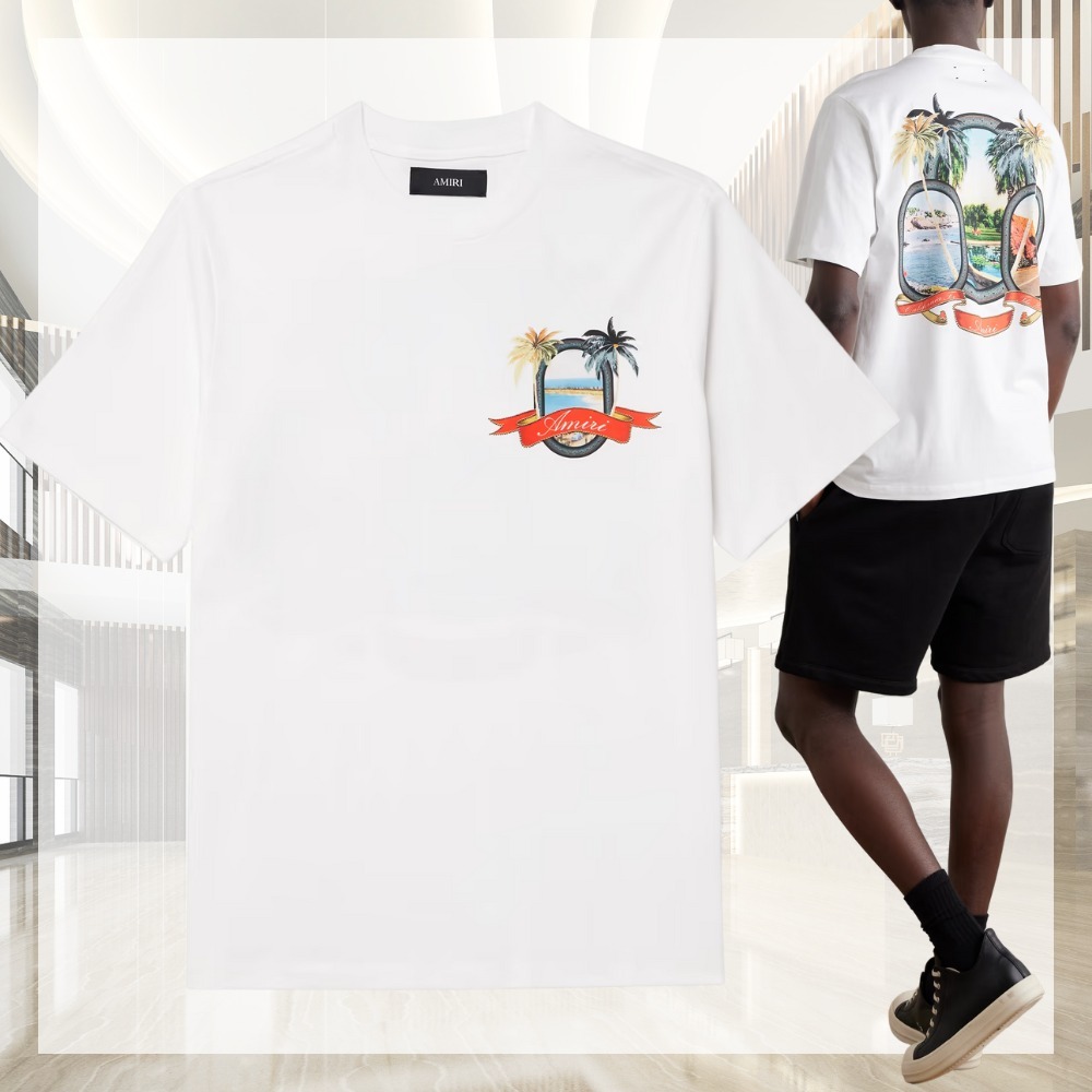 カリフォルニアの夢を纏う【AMIRI】MA パラダイス Tシャツ