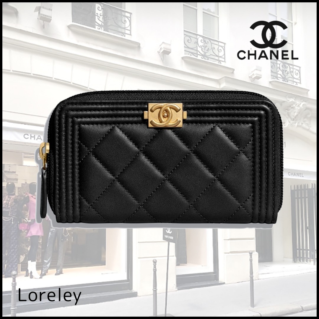 CHANEL シャネル ボーイシャネル コンパクトウォレット