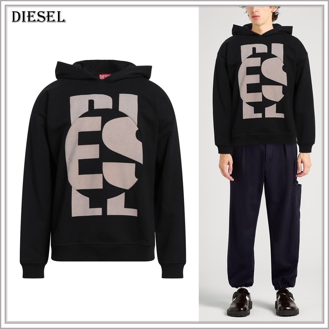 【関税込】◆DIESEL ディーゼル◆ ロゴ パーカー