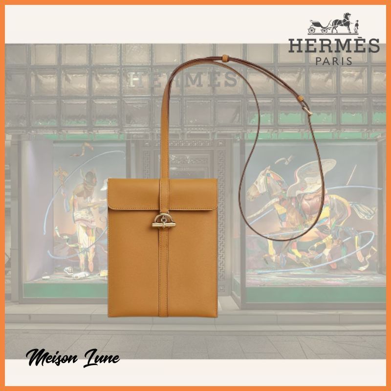 【新作♪注目！】HERMES グレナン レザーショルダーバッグ