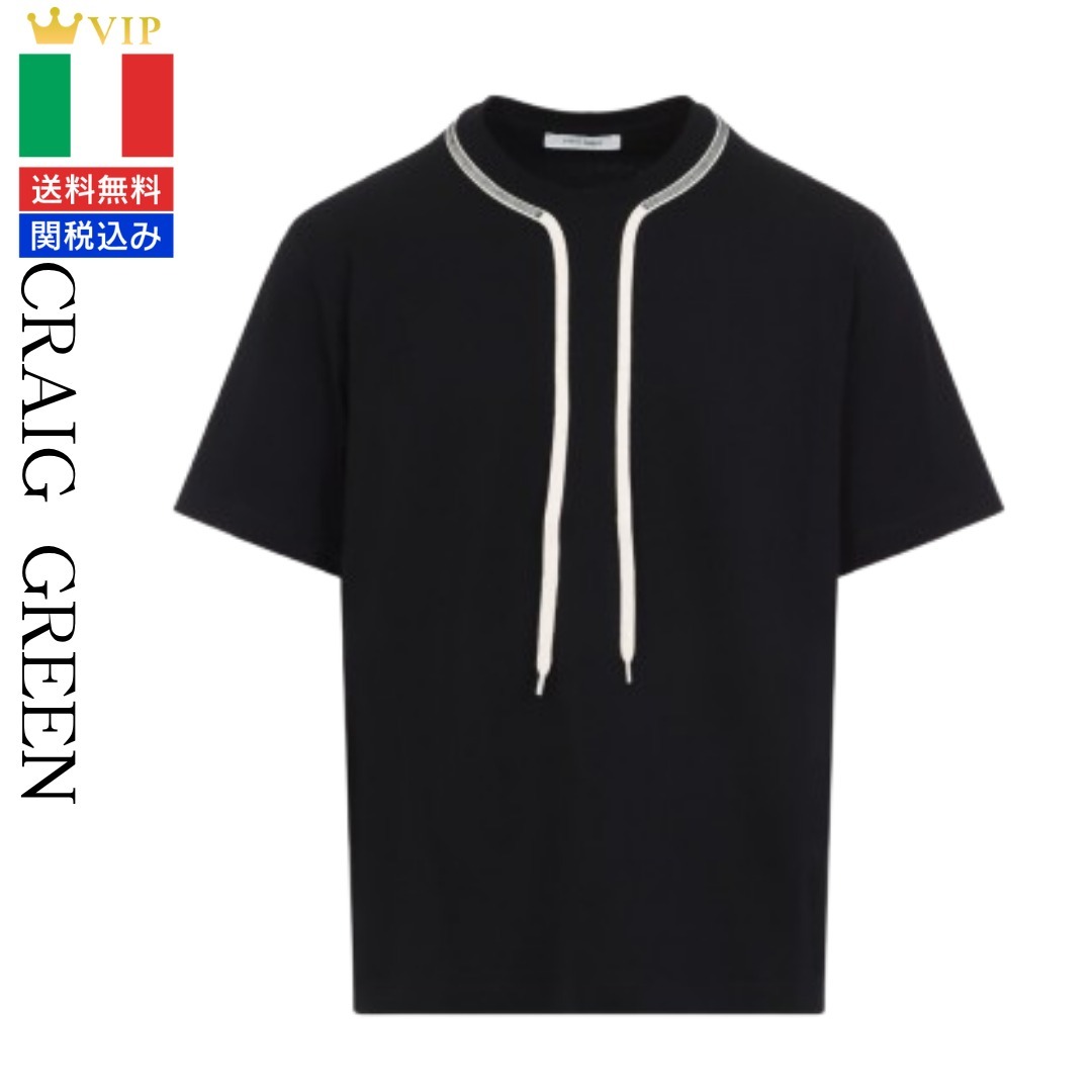VIP【関税送料無料】希少 Craig Green Flatlock Lace T-shirt