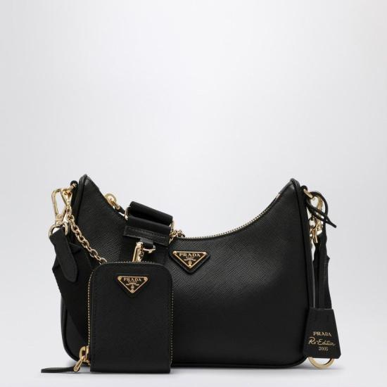 ショルダーバッグ・ポシェット PRADA Women Messenger Bags 1BH204V2PNZV F0632 BLACK