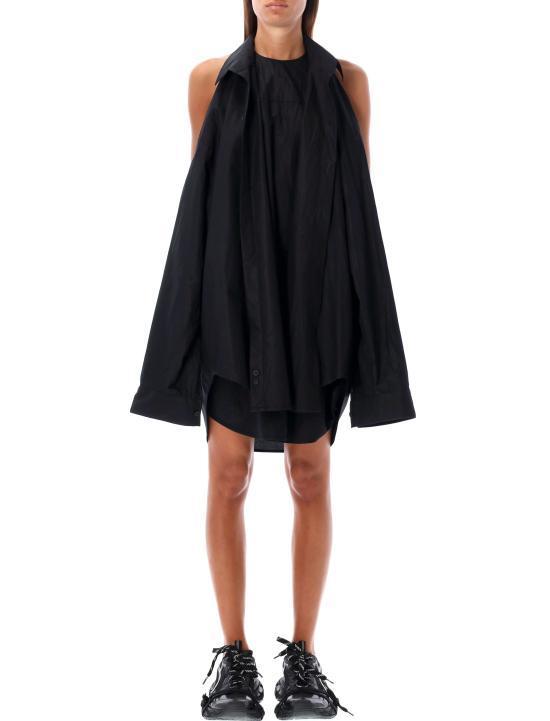 ワンピース BALENCIAGA Women Mid Skirts 809049TNM60 1000 BLACK