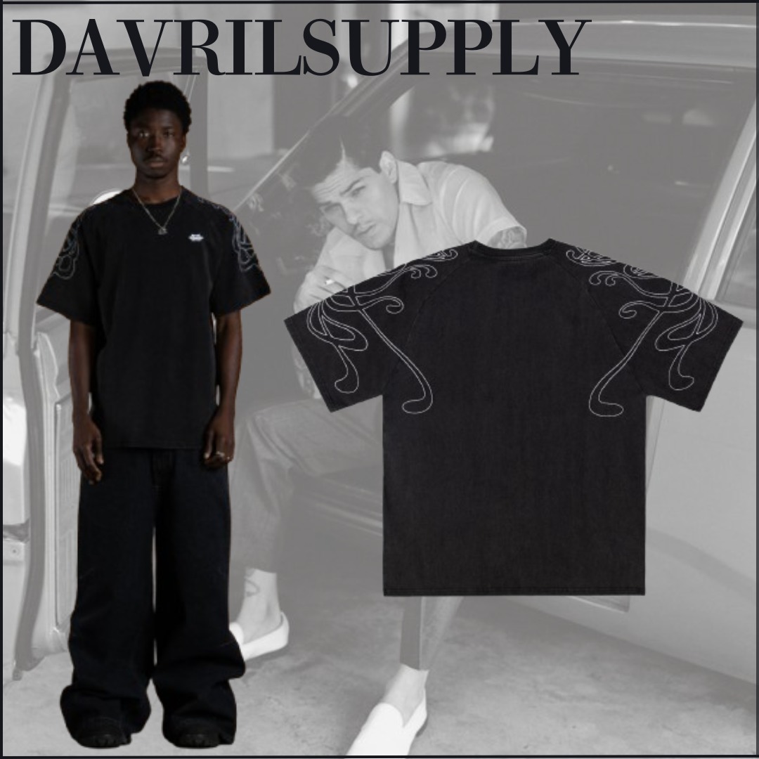 【DAVRILSUPPLY】人気沸騰! BLACK NEOART T-SHIRT 関税送料込み