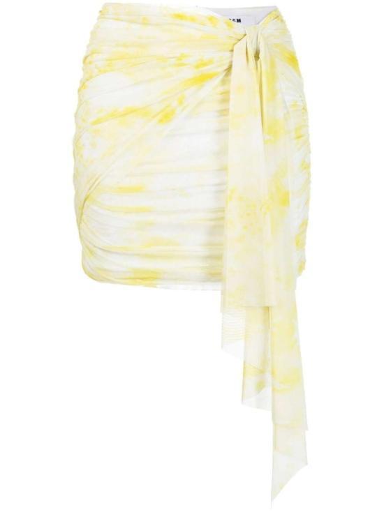 スカート MSGM Women Skirts 3442MDD13237352 Yellow