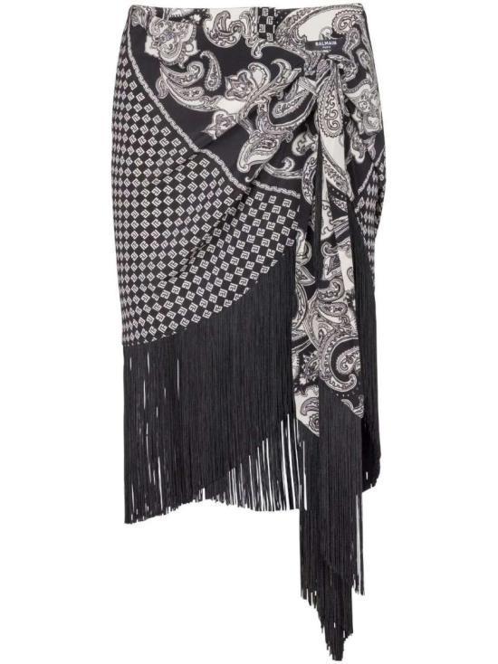 スカート BALMAIN Women Skirts CF1LC225SD29 Black