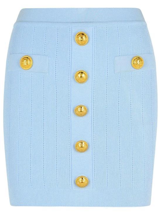 スカート BALMAIN Women Skirts EF1LB290KB07 6AC Blue