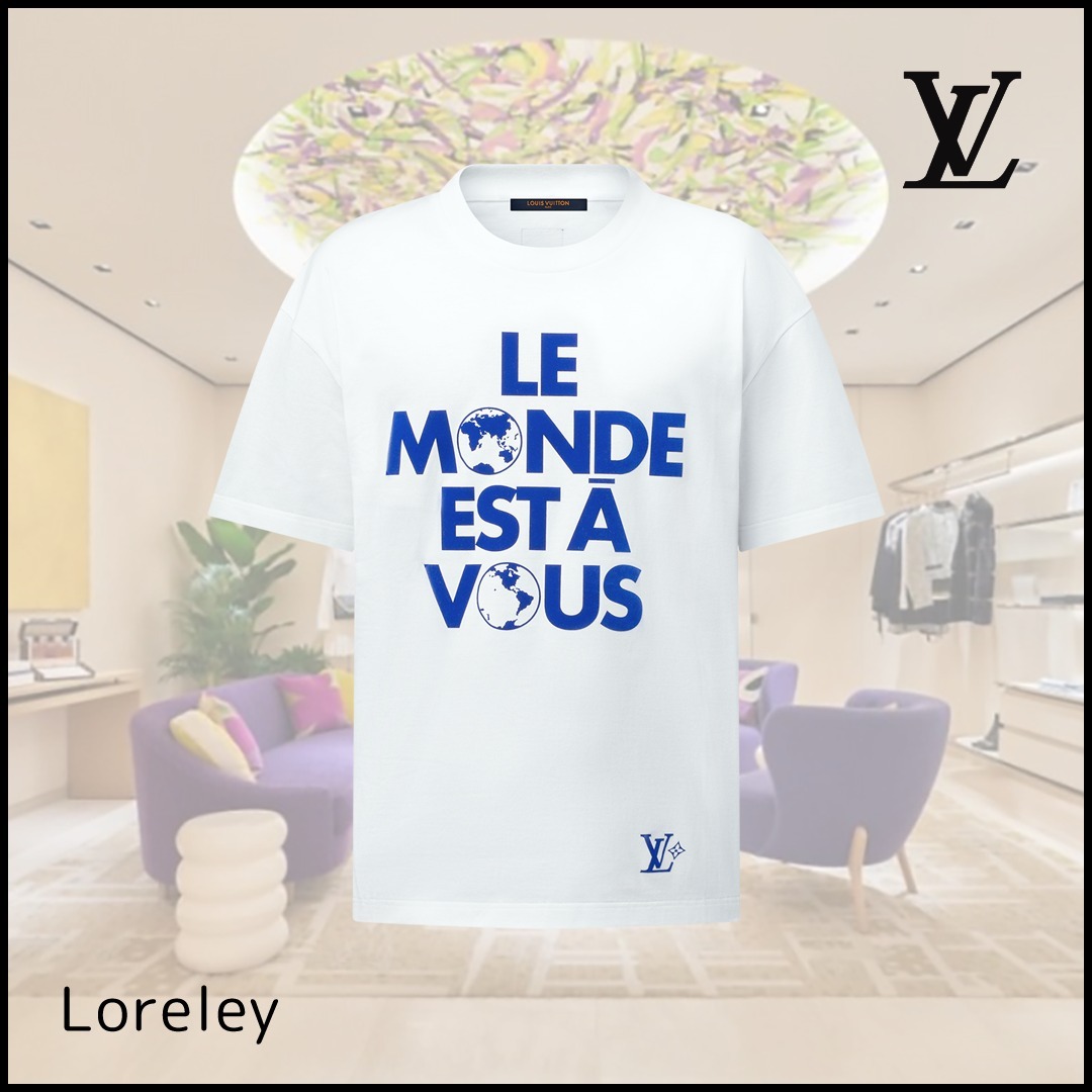 Louis Vuitton グラフィック コットンTシャツ 1AHCW5