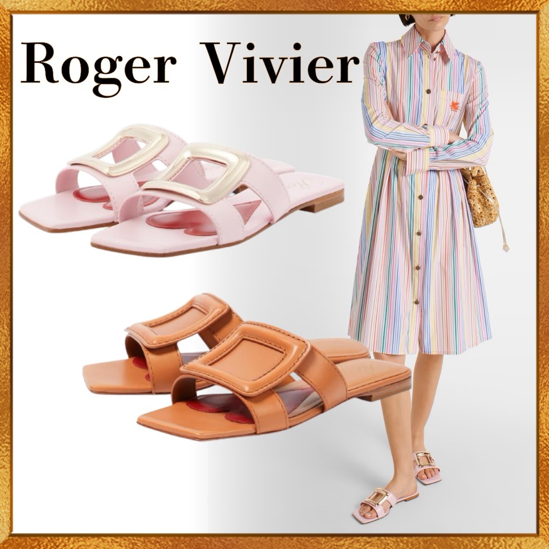 Roger Vivier ロジェヴィヴィエ Viv' By The Sea レザーサンダル