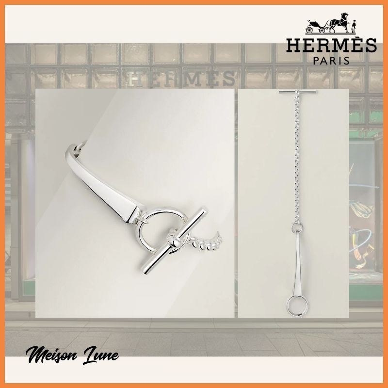 【シンプルなライン☆】HERMES Clou de forgeブレスレット