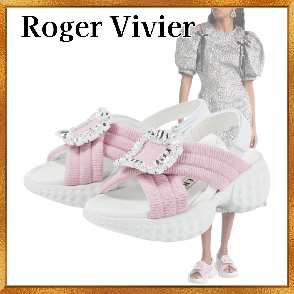 Roger Vivier Viv' Run Light embellished サンダル