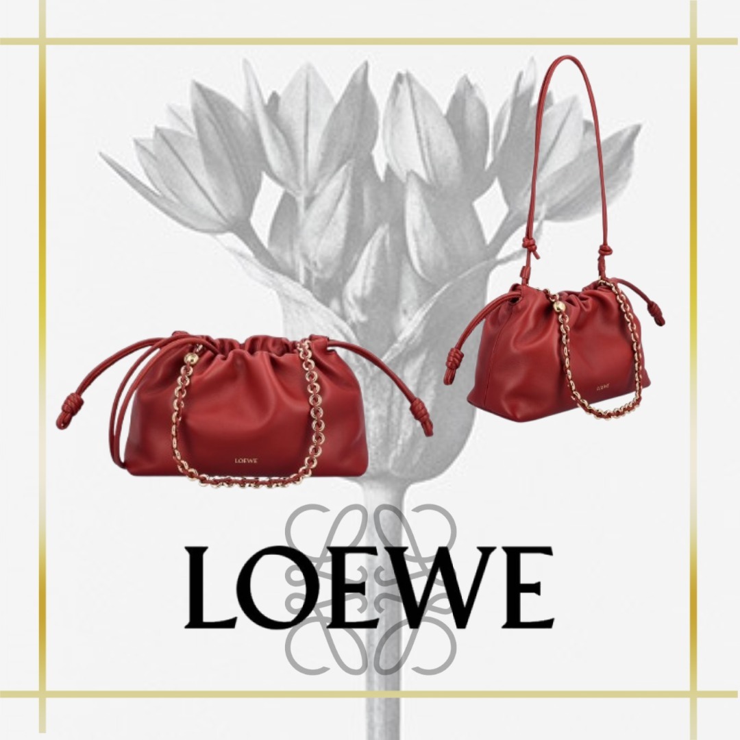 【LOEWE】ロエベ フラメンコパース バッグ バーントレッド